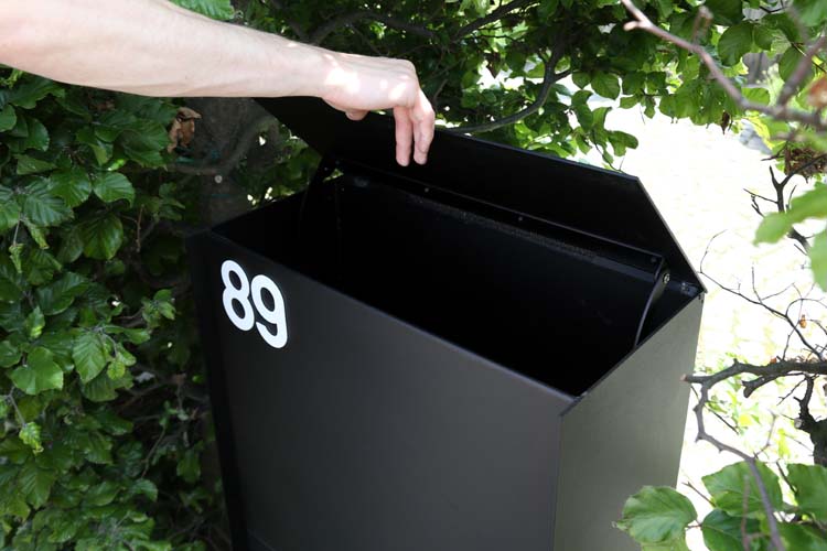 Pakketbrievenbus ONZO (eSafe) Dropbox Medium Front antraciet