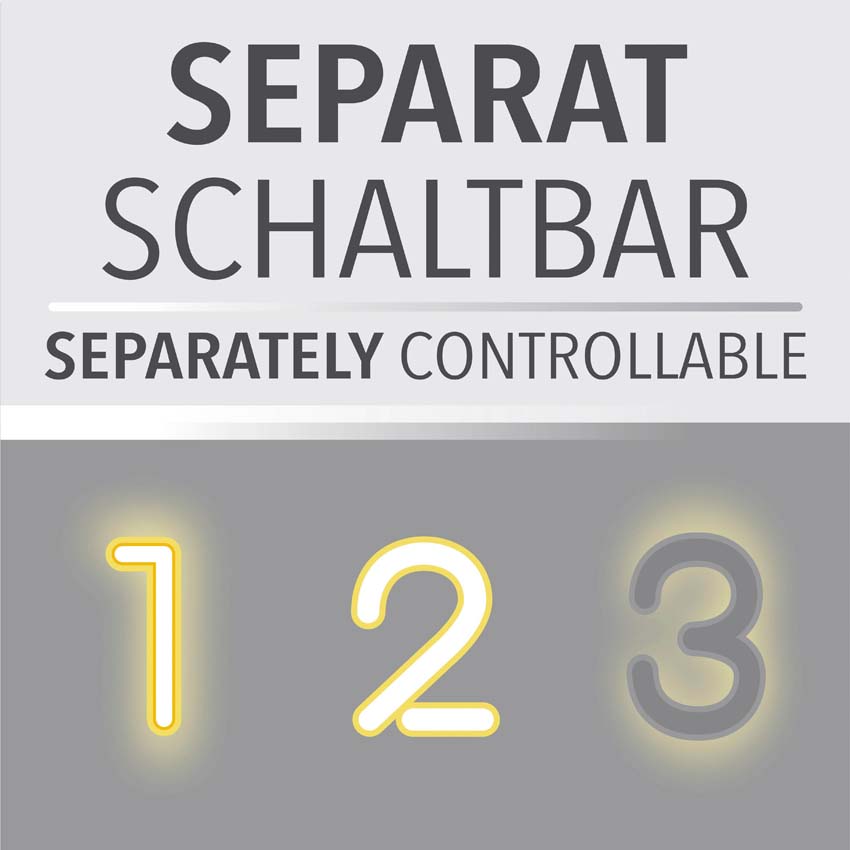 Spot plafond - noir - 13x20cm - dimmable - 3,2W - 3000K
