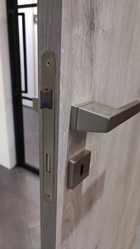 Complete binnendeur Vintage Milo grijs 201,5x83cm tubespaan omkeerbaar + deurkast 16,5cm