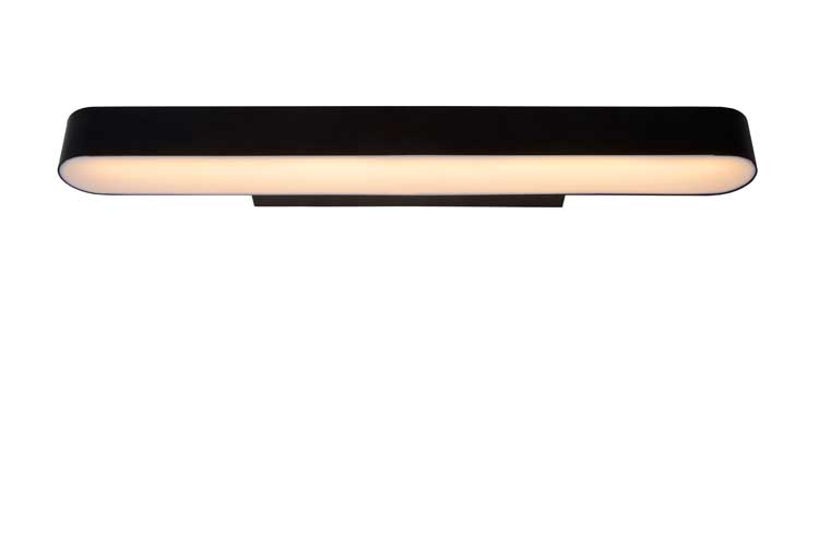 Lucide MADELON - Applique murale salle de bains - LED Dim. - 12W 2700K - IP44 - Noir