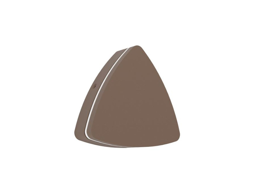 Wandlamp - roest - 14x14x4,7cm - LED - 1x8W - 2700/4000/6500K - 950lm - IP44 - driehoek