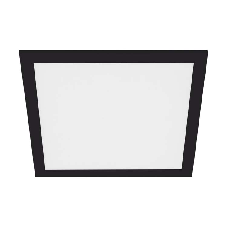 Plafonnier alu zwart LED 15.5W 1950LM IP20