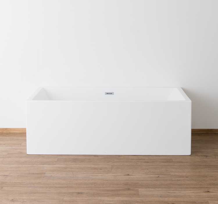 Baignoire îlot Heat blanc mat 180x80cm