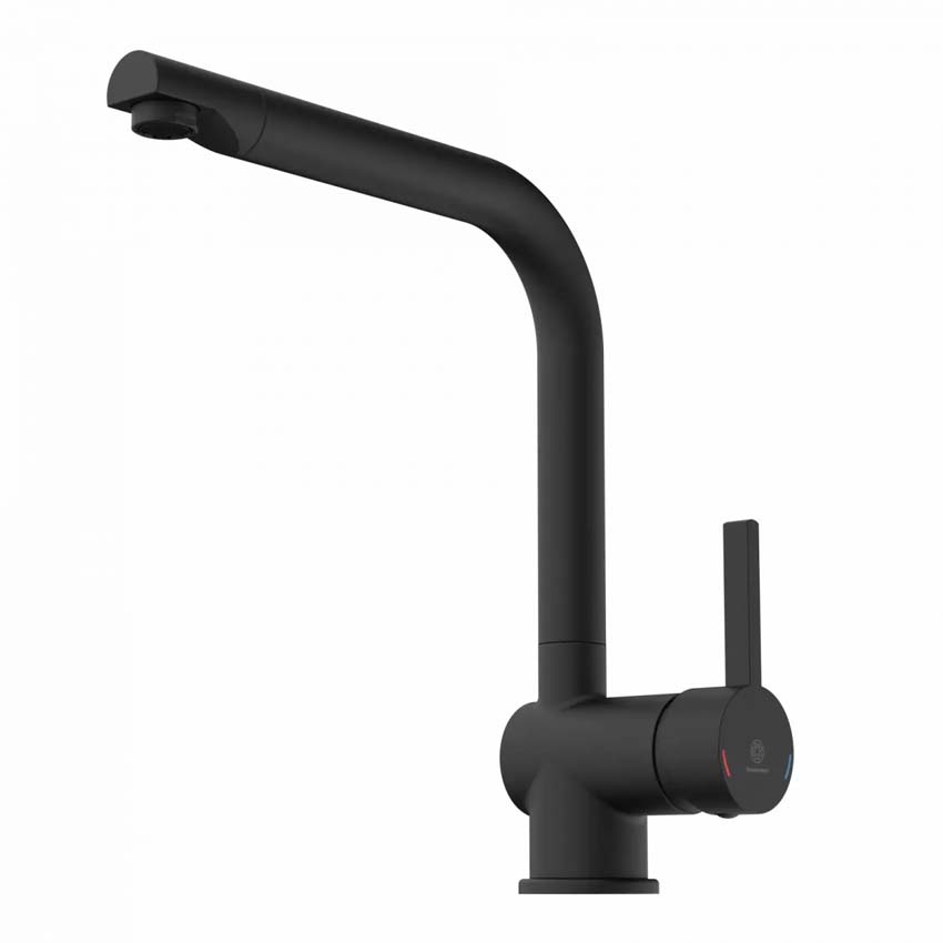 Robinet de cuisine Wasserwerk WK 4 noir mat