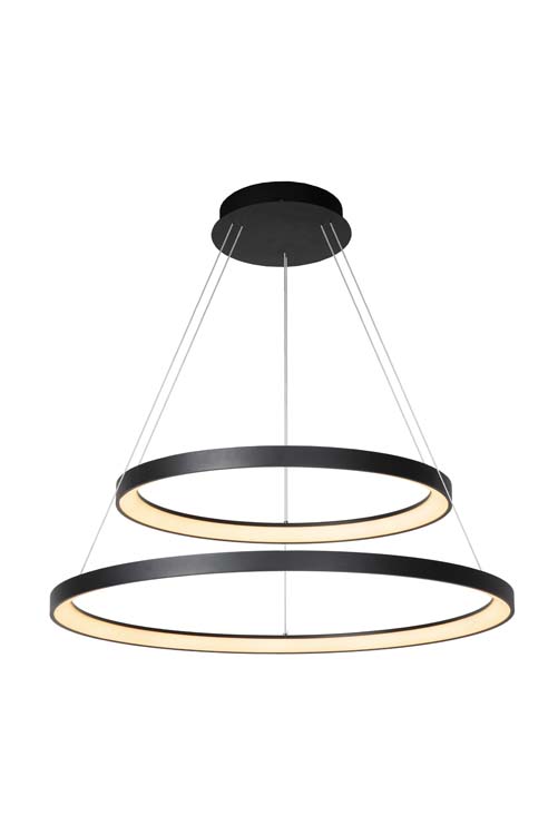 Lucide Premium Vidal - Hanglamp - Ø 78 cm - LED Dimb. - 1x92W 2700K - Zwart Lucide Premium Vidal - Hanglamp - Ø 78 cm - LED Dimb. - 1x92W 2700K - Zwart