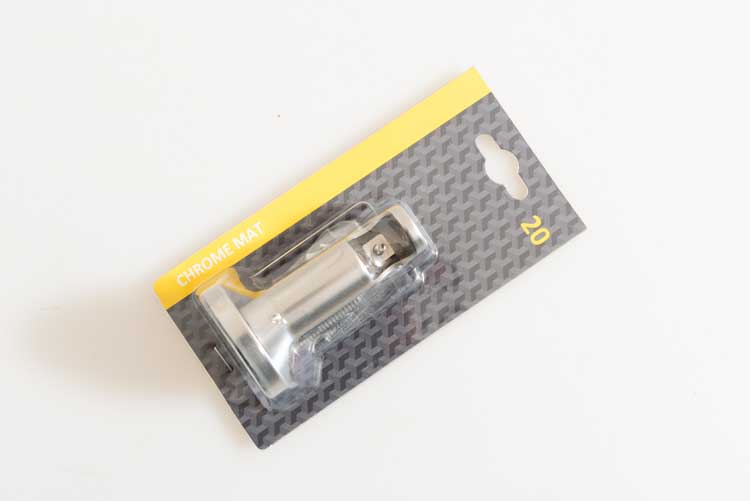 Support mural réglable 70-100mm chrome mat jo20