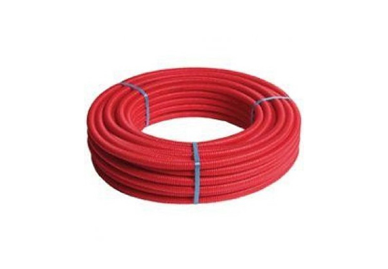 Meerlagenbuis 16/2 met mantel 50m rood