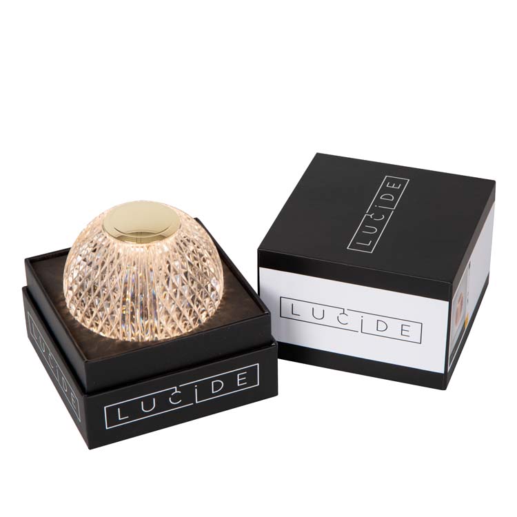 Lampe de table - Ø 9 cm - LED Dim. - 1x1,5W 3000K - 3 StepDim - Transparent
