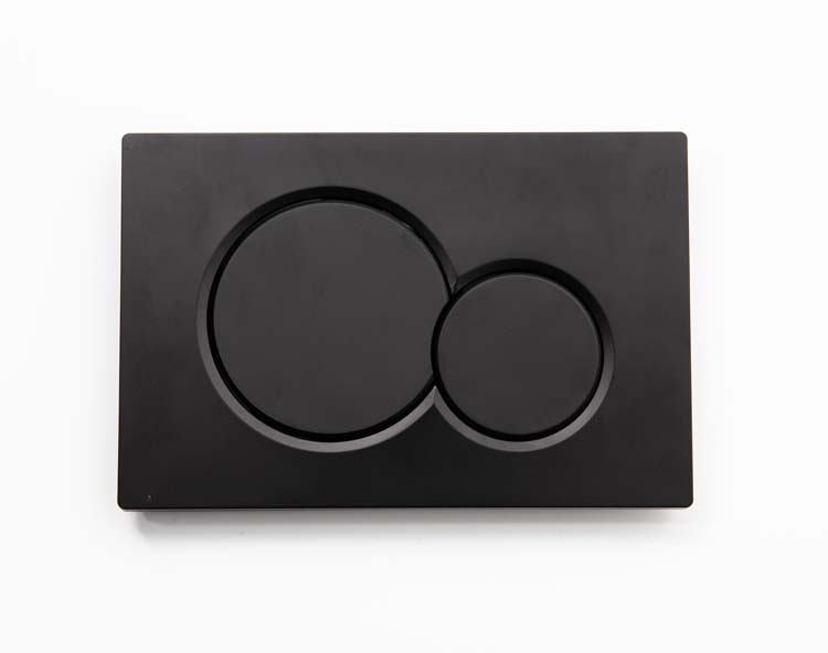 Plaque de commande Hope noir mat compatible avec UP320 réservoirs de chasse