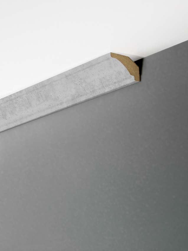 Mouluer plafond MDF hydrofuge raw concrete 270cm