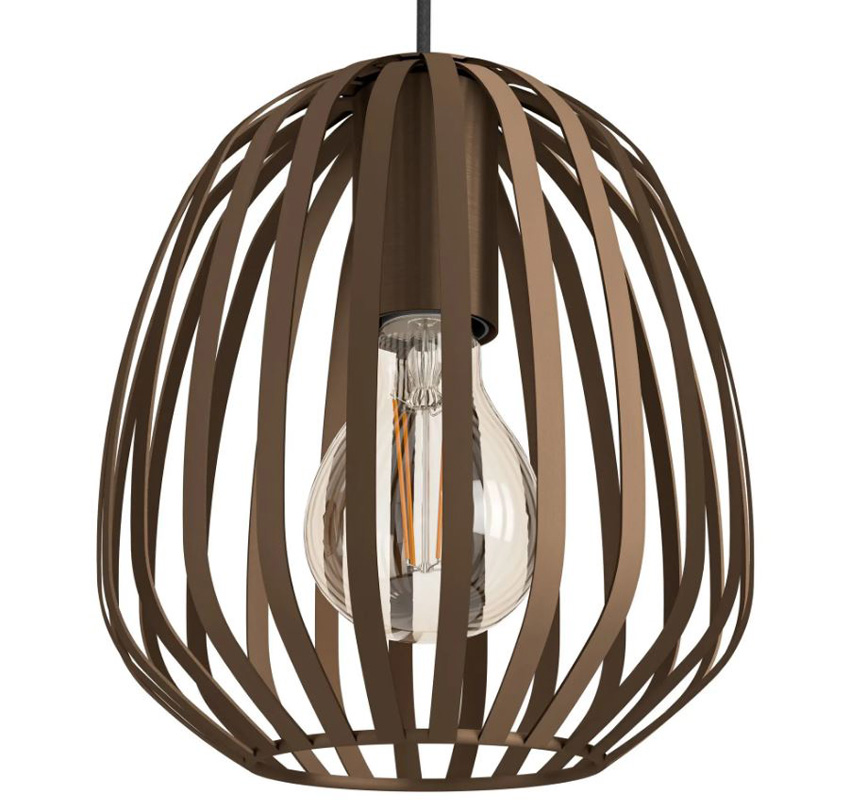Hanglamp - Brons - 90x19,5x110cm - Dimbaar - E27 - 3x40W