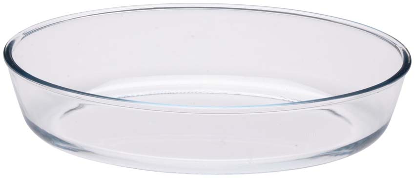 Plat à four Alpina transparent ovale set de 3