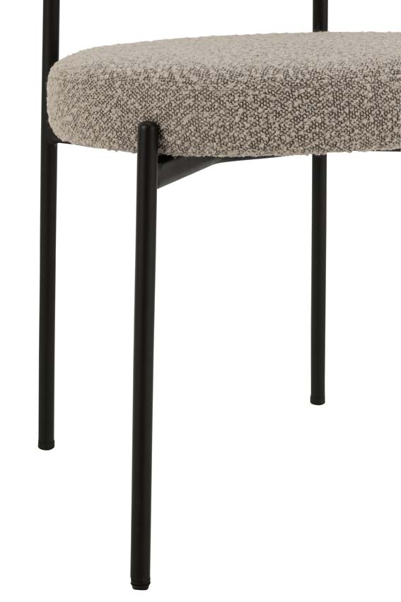 Stoel Boucle grijs