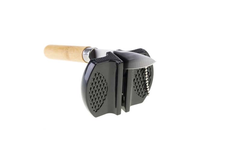 Aiguiseur de couteaux 2 pièces noir