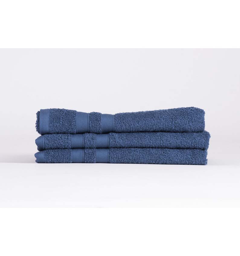 Handdoek Cosibel katoen jeans 50x100cm hotelkwaliteit