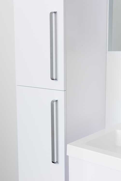 Meuble de colonne Bison blanc laqué 35cm