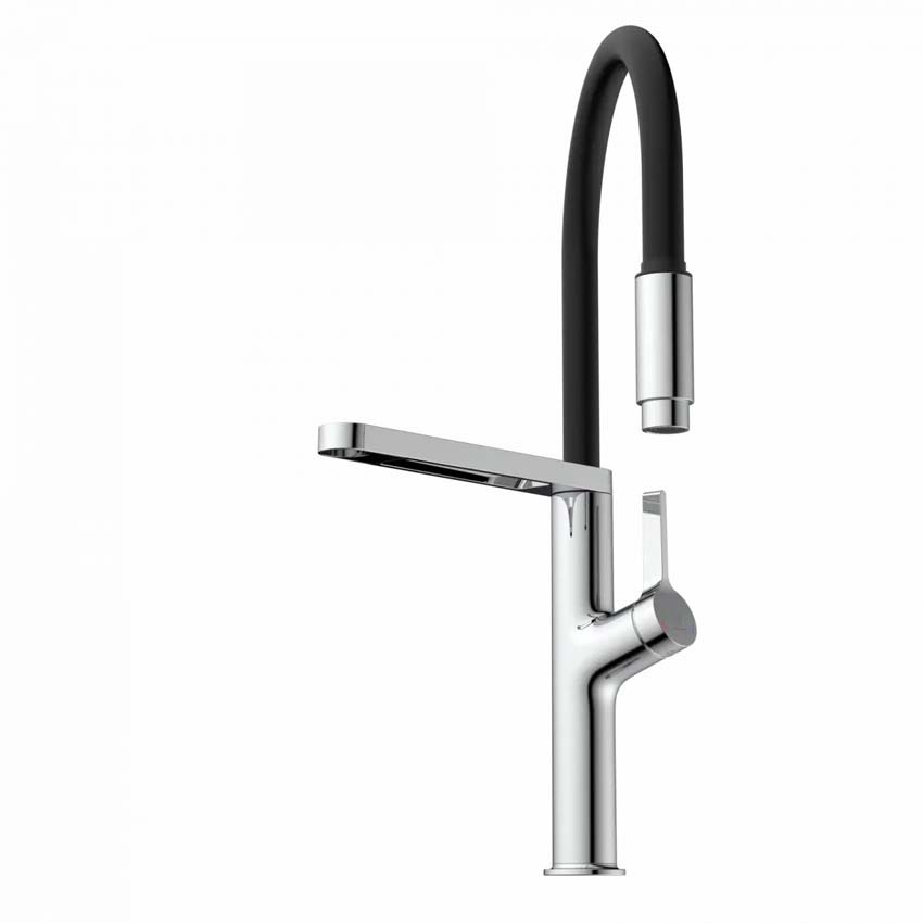 Robinet de cuisine Wasserwerk WK 2 chrome avec bec extractible