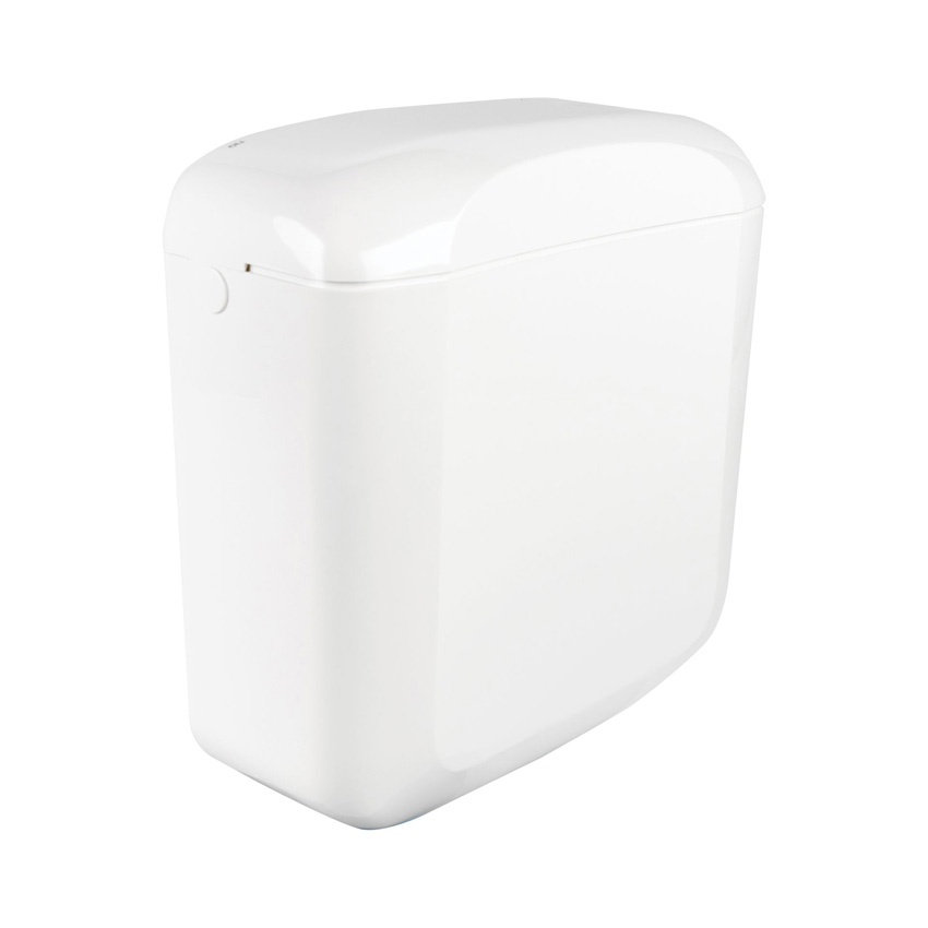 Réservoir de chasse 3/6 litres blanc brillant à double chasse
