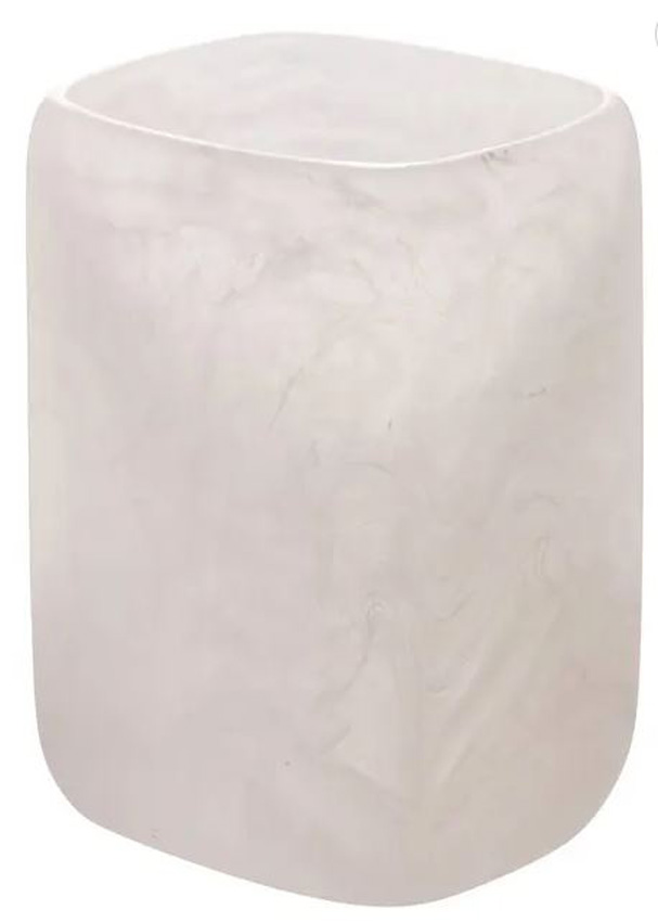 Tandenborstelhouder Sky polyresin wit 8,2x7x11,3cm