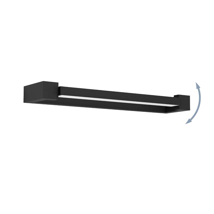 GEMILIANA - Wandlamp - LED - 8,9W - zwart