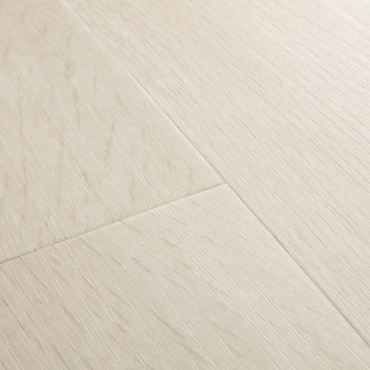 Vinyl vloer Quick-Step Bloom plank 6mm zeebries lichte eik lichtgrijs 149,4x20,9cm met ondervloer