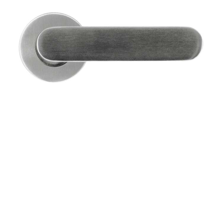 Poignée de porte pro novara inox plus sans rosace