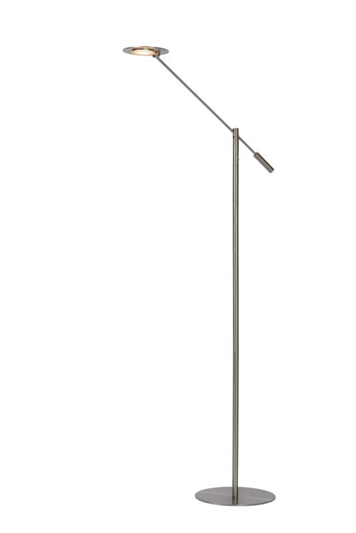 Lucide ANSELMO - Lampadaire - Ø 25 cm - 9W 3000K - Chrome Dépoli