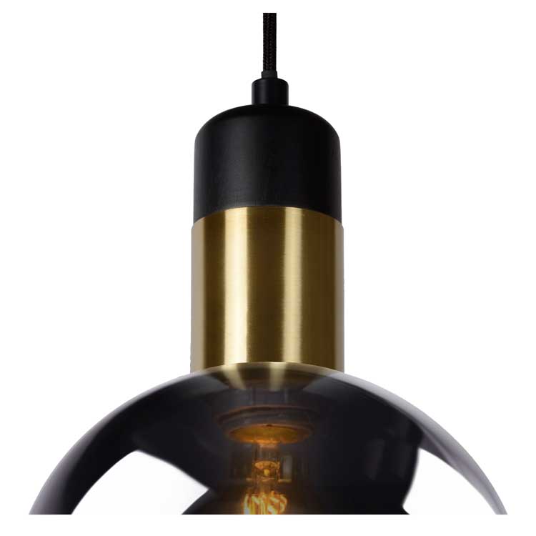 Lucide JULIUS - Hanglamp - Ø 28 cm - E27 - Fumé