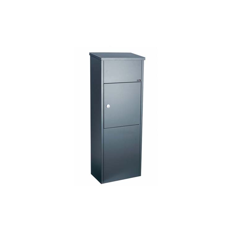 Boîte à colis Alison anthracite avec ouverture à l'avant