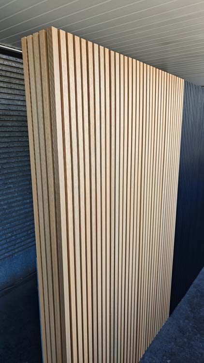 Gevelpaneel Line up Noa WPC eik/zwart 15,9x290x2,5cm