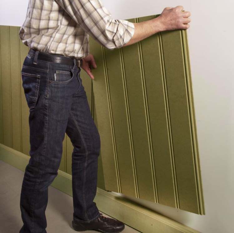 Wand- en lambriseringspaneel Lambris Perle 18mm