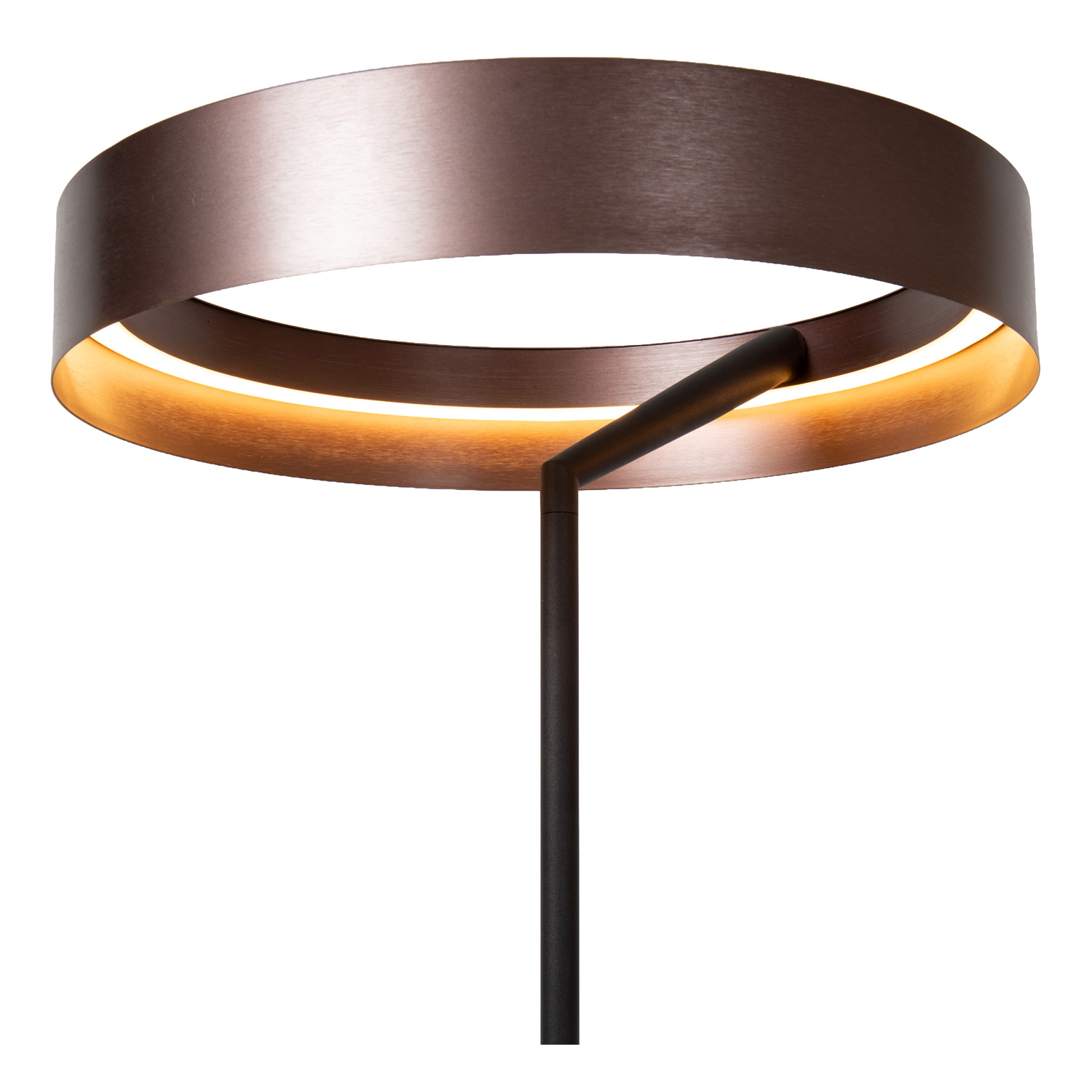 Lampadaire - Ø40cm - LED - CCT - 1X24W 2200K/3000K - Café