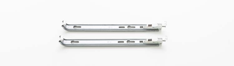 Système de suspension radiateur hauteur 40 cm set 2 pièces