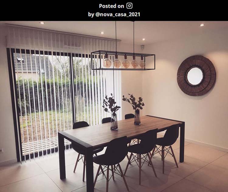 Hanglamp - zwart - 5xE27 - rechthoek