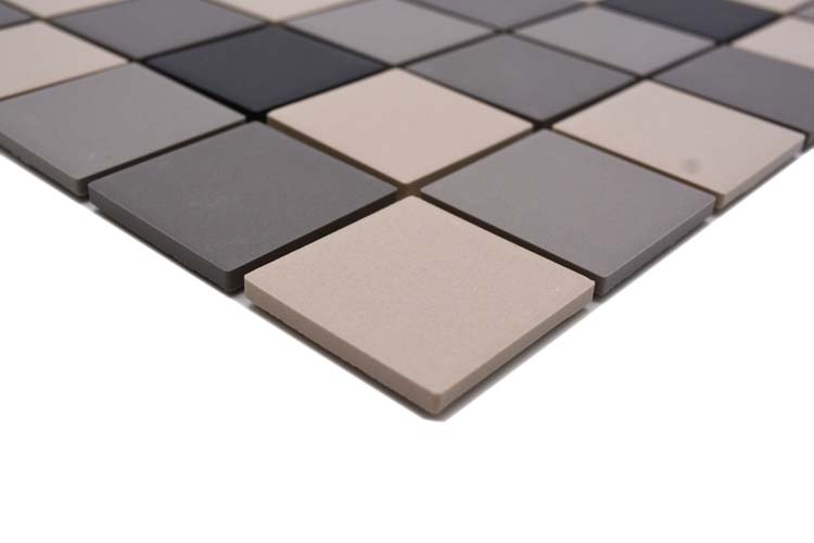 Mozaïek Mix lichtbeige/grijs mat 29,8x29,8cm