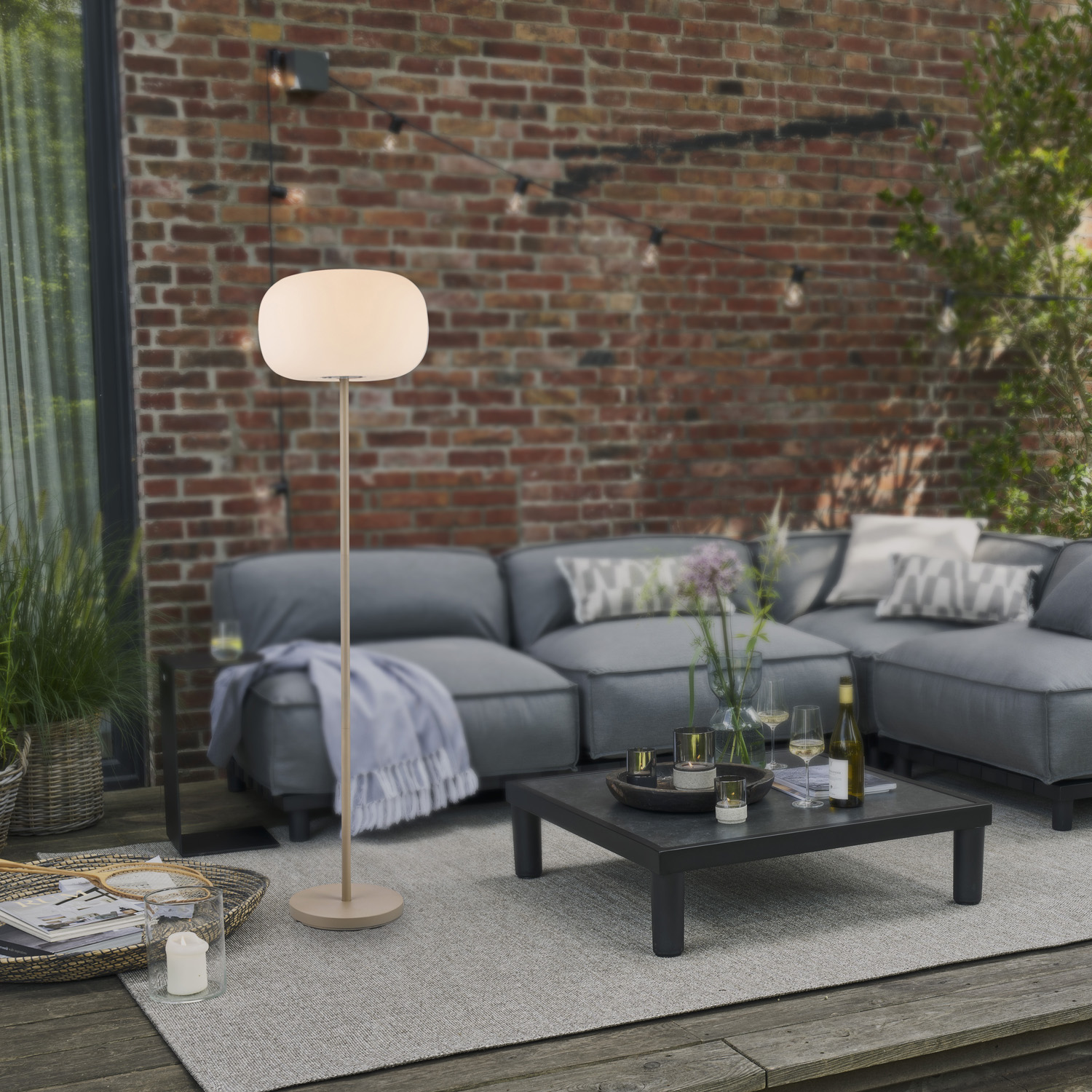 Lampadaire - macchiato - H153cm - LED - 6,2W - 3000K