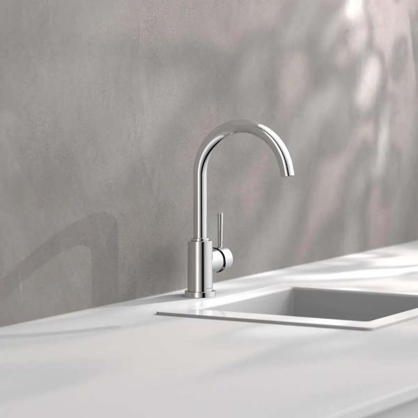 Keukenkraan Unai chroom