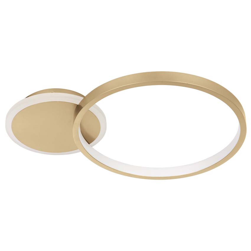 Plafonnier - Or - Ø45cm - Dimmable - LED - 1x23W - 2100lm - télécommande