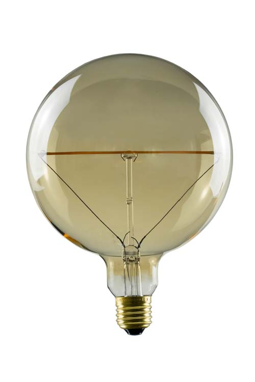 Led lampe Globe 150mm - or - 5W - E27 - 2200K