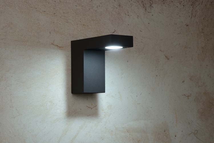 Spot mural Extérieur - LED - 7W 3000K - IP54 - Anthracite