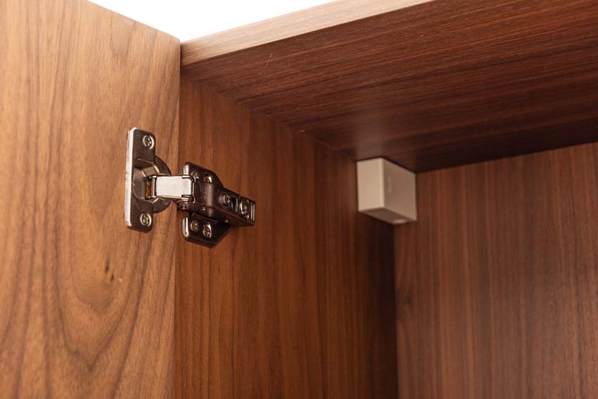 Armoire colonne Falco noyer suspendue 170x40x35cm