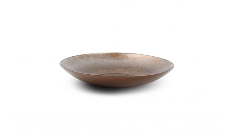 Plat décoratif Cosmo verre sunset 33x6 cm