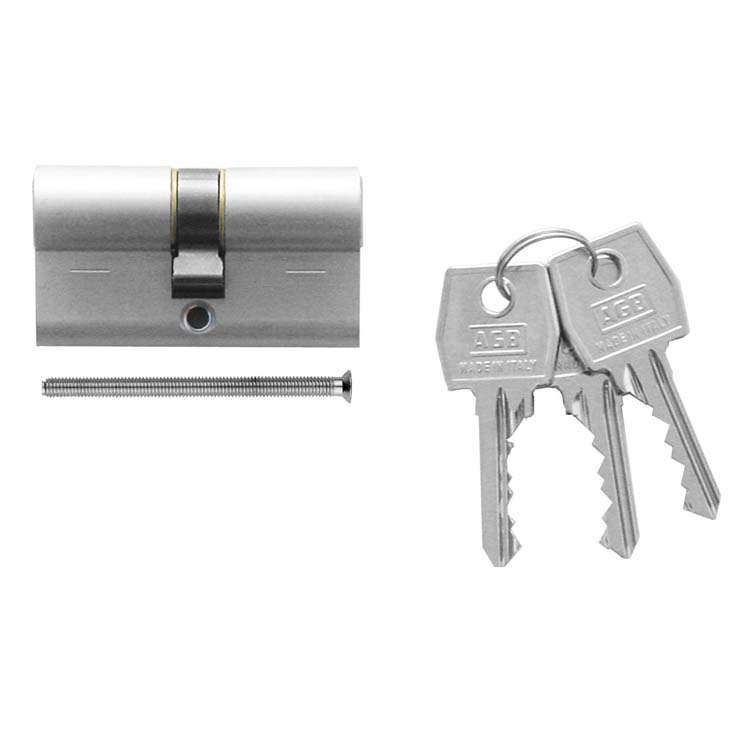 Cilinder AGB inox look 60mm
