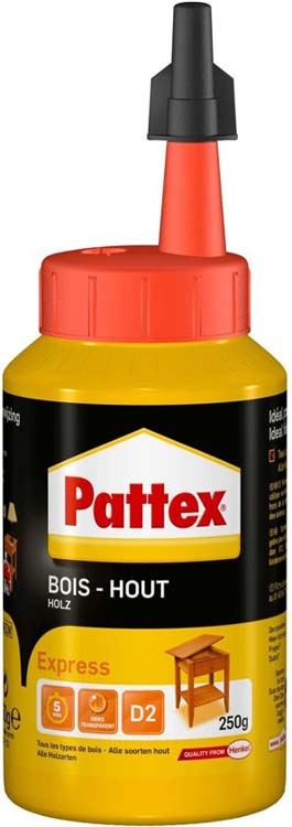 Pattex Express colle à bois 250g