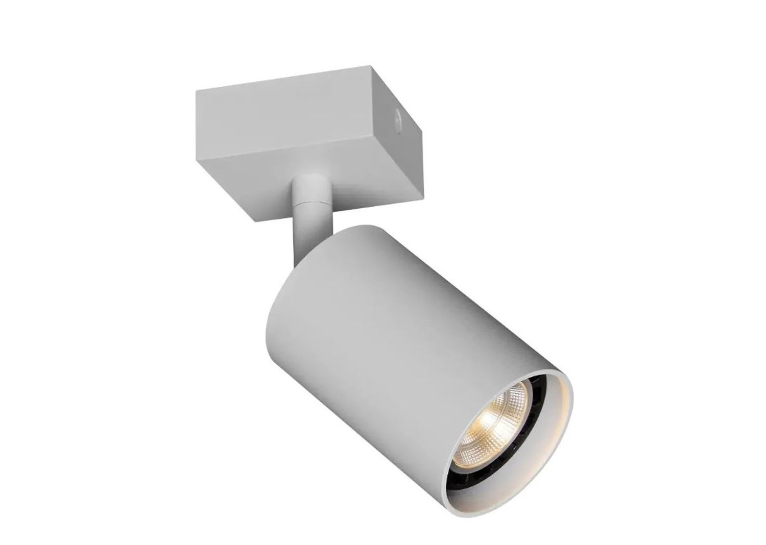 Applique murale - blanc - 14,5x13x6cm - GU10 - 1x50W - ampoule non incluse - interrupteur
