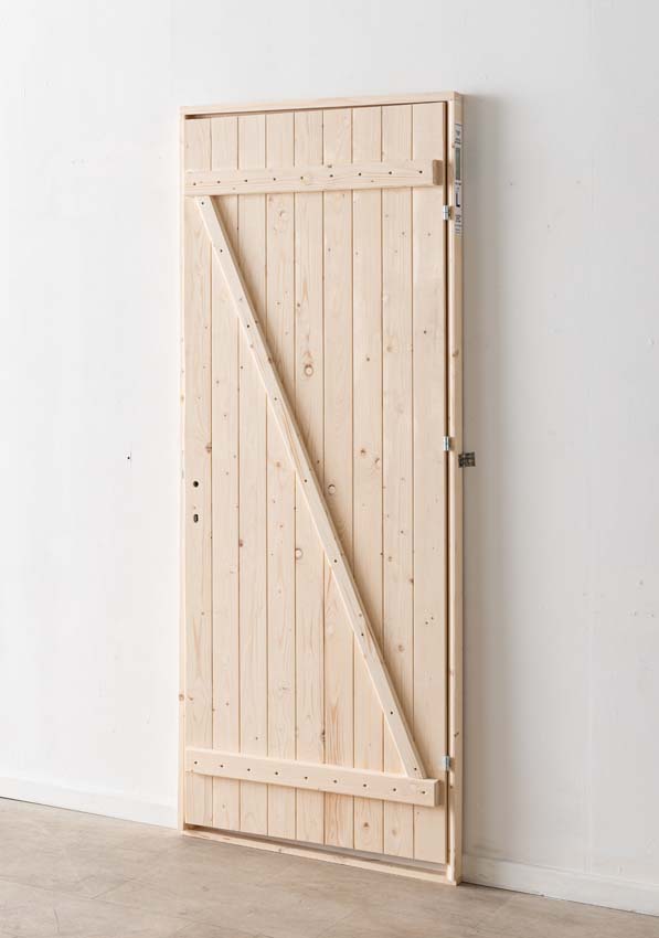Porte extérieure bois Codru 845x2060mm poussant à gauche