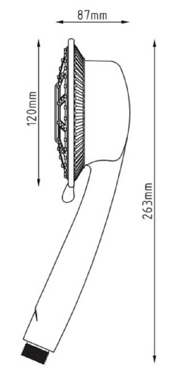 Douchette à main Ravi chrome