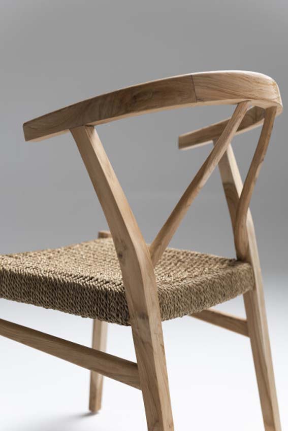 Chaise Alis en teck naturel