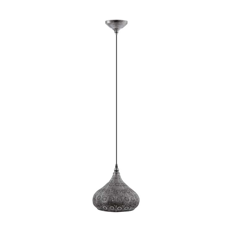 Suspension vintage brun diam 285 E27