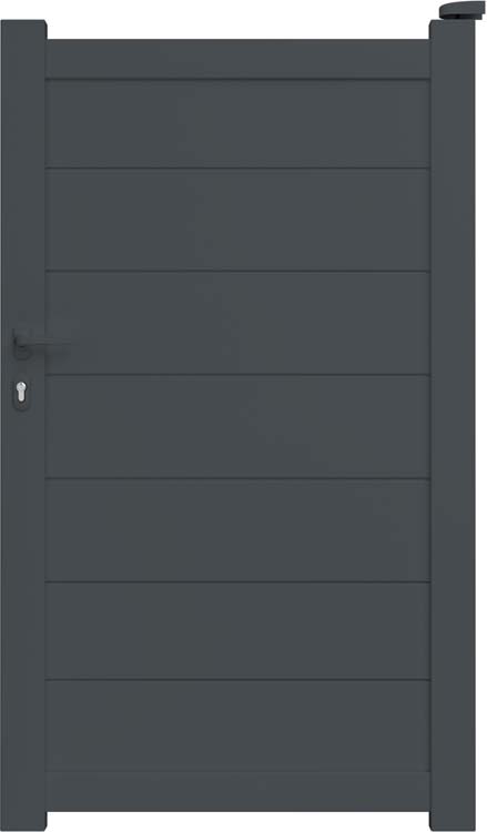 Portillon Salamanca alu anthracite 100x192cm